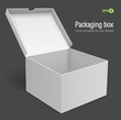 open packing box vector