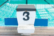 Lane pool number three.. Lane pool number three..