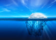 Natural Iceberg with Polar Bear Natural Iceberg with Polar Bear