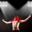happy soccer player