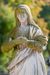 Monument Lady of Guadalupe on a cemetery Monument Lady of Guadalupe on a cemetery