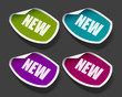 Vector new message stickers set Vector new message stickers set