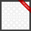 Image : Vector 100 puzzle pieces background