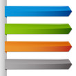Glossy angle arrows - banners