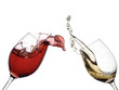 Foto: White wine up to red wine White wine up to red wine
