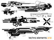 Techno elemetnts set one Techno elemetnts set one