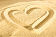 Foto: Herz im Sand Herz im Sand