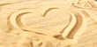 Foto: Herz im Sand Herz im Sand