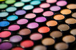 Makeup set. Professional multicolor eyeshadow palette