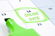Online date mark