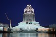 völkerschlachtdenkmal bei nacht