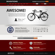 Web Design Website Elements Dark Template