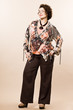 large build caucasian woman spring summer fashion
