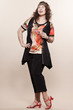 large build caucasian woman spring summer fashion