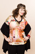 large build caucasian woman spring summer fashion