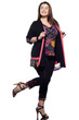 large build caucasian woman spring summer fashion