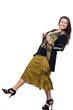 large build caucasian woman spring summer fashion