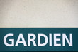 enseigne gardien enseigne gardien