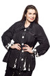 large build caucasian woman spring summer fashion