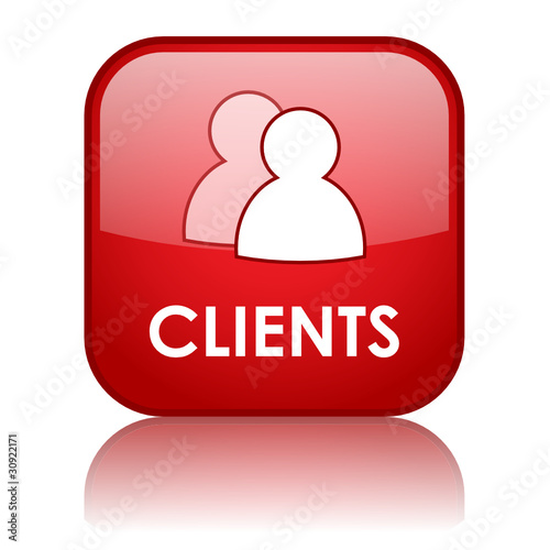 Vector: "CLIENTS" Web Button (testimonials projects partners about us) "CLIENTS" Web Button (testimonials projects partners about us)