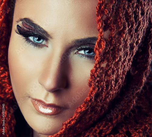 Photo: Portrait of a young beauty woman Portrait of a young beauty woman