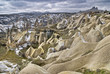 Sandstone formations in Cappadocia, Turkey.