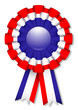 Coccarda rossa bianca e blu - Red, white, blue cockade