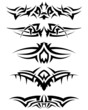 tribal tattoo set