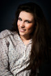 Attractive brunette woman posing Attractive brunette woman posing