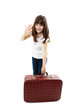 Little traveller girl Little traveller girl