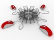 Illustration: mouse+carrelli mouse+carrelli