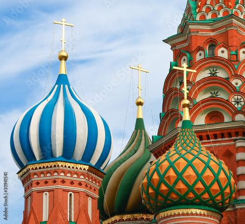 Photo: St. Basil's Cathedral on Red square, Moscow, Russia St. Basil's Cathedral on Red square, Moscow, Russia