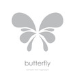 Logo butterfly in drops # Vector Logo butterfly in drops # Vector