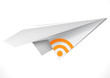 Paper airplane RSS