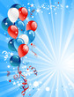 Festive balloons