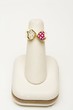 Photo: 18k yellow gold double heart ring with 1.01 carat diamonds and 1.47 carat rubies and full cut diamonds 18k yellow gold double heart ring with 1.01 carat diamonds and 1.47 carat rubies and full cut diamonds
