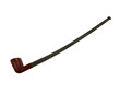 Long Stemmed Churchwarden Pipe Isolated on White Long Stemmed Churchwarden Pipe Isolated on White