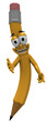 mascotte crayon qui tend la main mascotte crayon qui tend la main