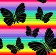 Seamless pattern with butterflies Seamless pattern with butterflies