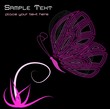Butterfly vector background Butterfly vector background