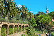 Detail of Park Guell, Barcelona, Spain Detail of Park Guell, Barcelona, Spain