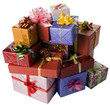 Many gift boxes