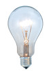 Glowing light bulb