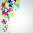 Abstract Rainbow Stars Flyer