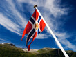 Norwegian post flag