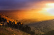 Landscape with dramatic light
