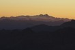 Grossglockner Austria seen from Marmolada Summit, Italy, Dolomites