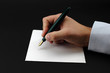 Writing a note Writing a note