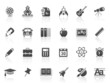 Black Gray Vector Icons Black Gray Vector Icons
