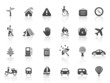Black Gray Vector Icons Black Gray Vector Icons